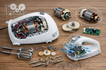 Handmixer: Aufbau, Technik und wichtige Teile