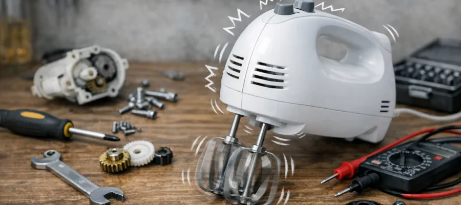Handmixer rattert oder laeuft unruhig: Ursachen und Abhilfe-Tipps