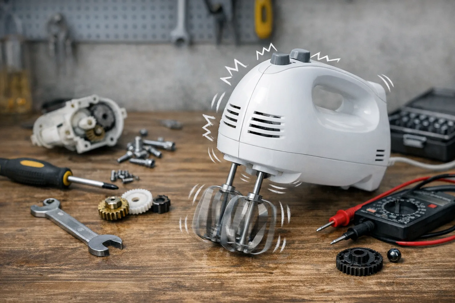 Handmixer rattert oder laeuft unruhig: Ursachen und Abhilfe-Tipps