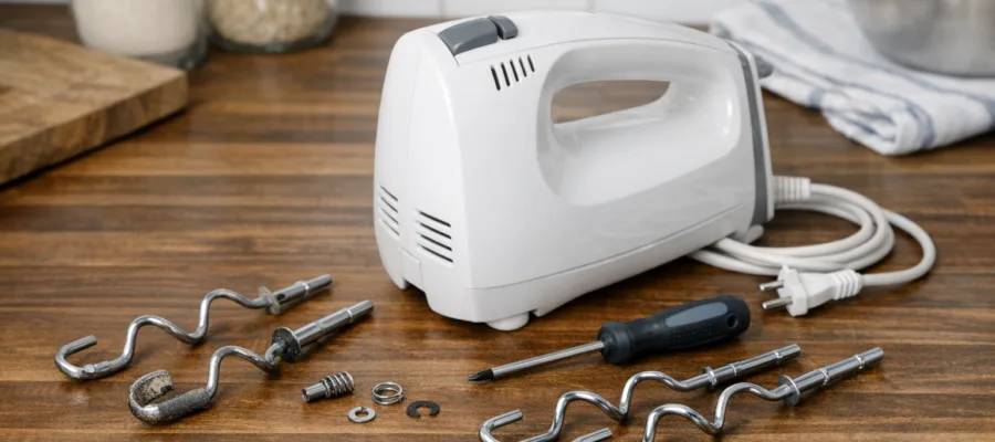 Lockere oder defekte Knethaken am Handmixer selbst austauschen