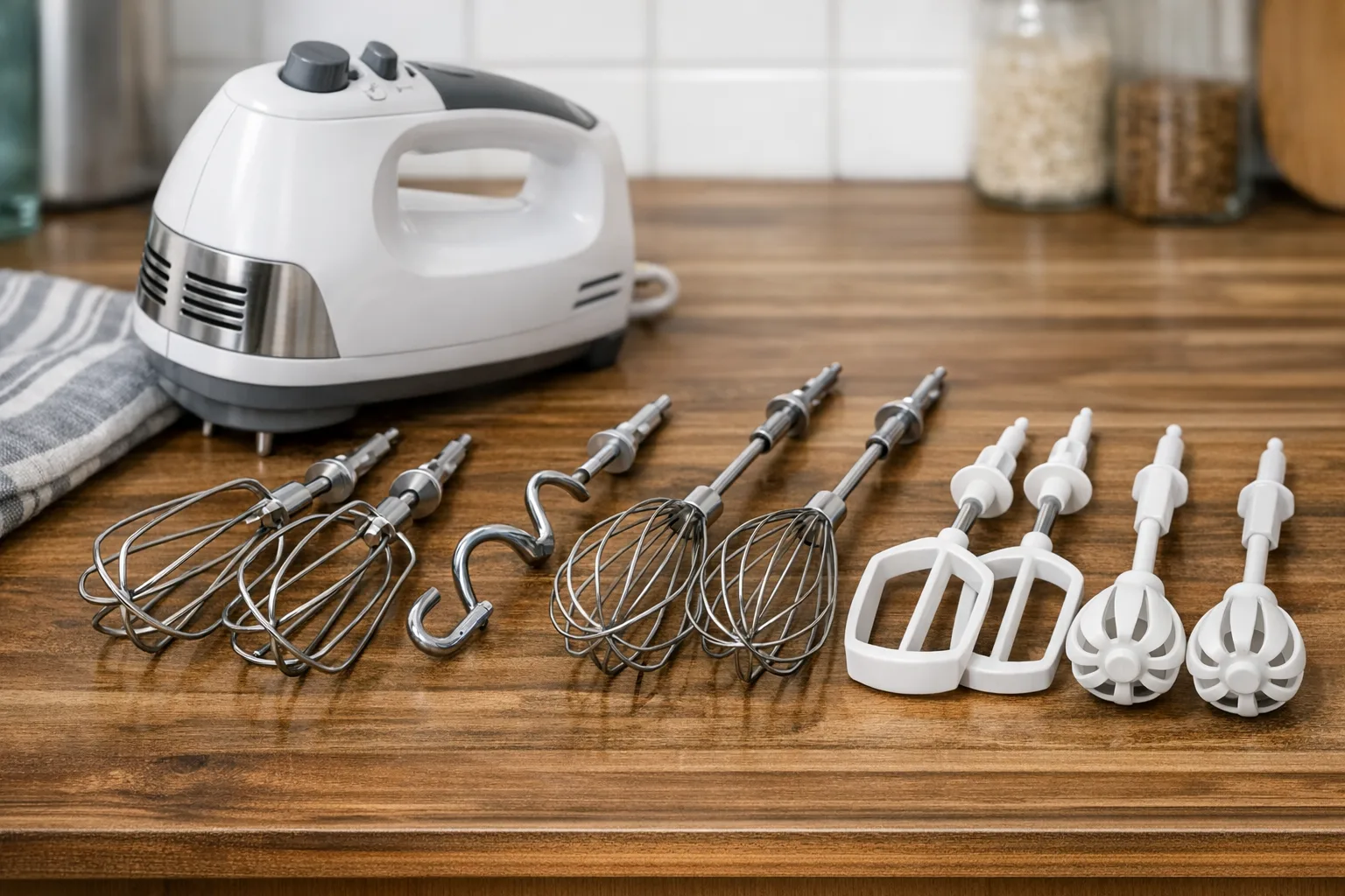 Welche Schlagbesen und Ruehrelemente gibt es fuer den Handmixer?