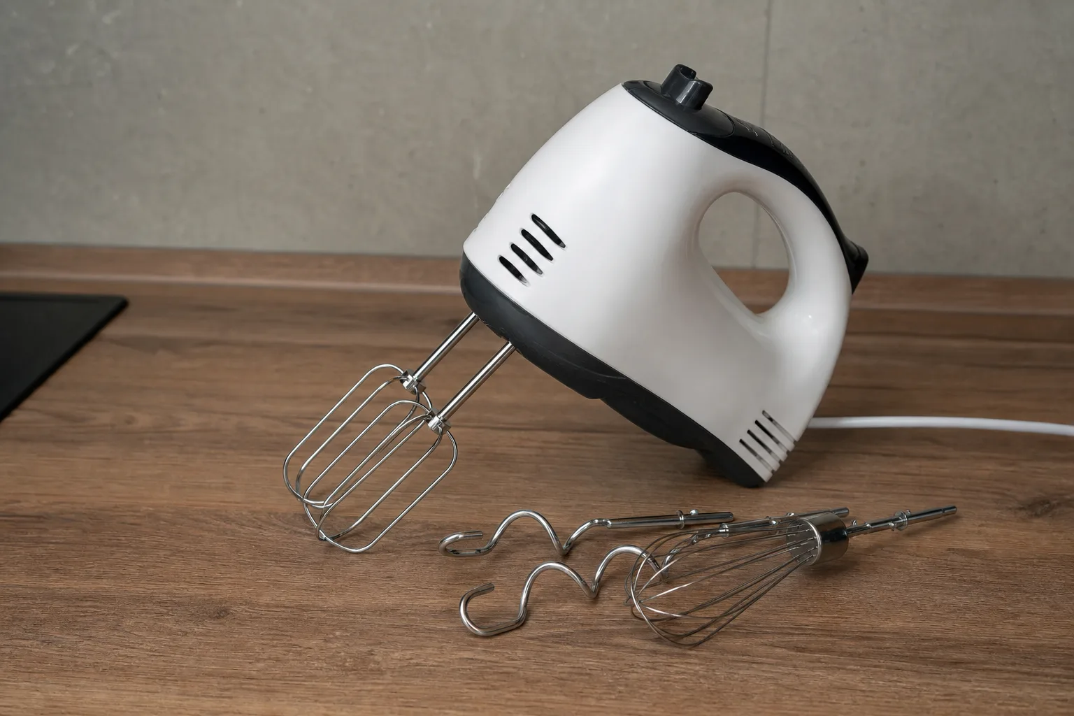 Handmixer mit Multifunktion: Ruehren, Kneten und Schlagen in einem Geraet
