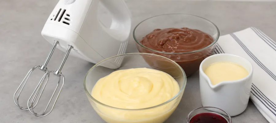 Creme, Pudding und Sossen mit dem Handmixer schnell und einfach zubereiten
